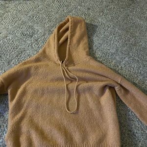 Salmon Sweater with Hood